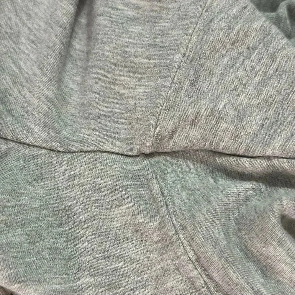 Nike Yoga Women's Fleece Cover Up Grey Heather Size XL Oversized V-neck